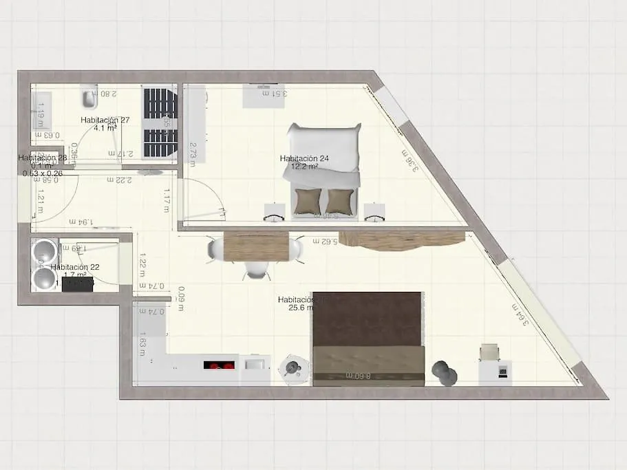 Apartamento 19 Piso Centrico, Nuevo Y Bien Equipado En La Trinidad La Laguna   La Laguna (Tenerife)